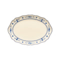 Piatto da Portata Ovale Vila Collection Costa Nova Beige-Blue L. 32 cm.