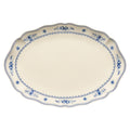 Piatto da Portata Ovale Grande Vila Collection Costa Nova Beige-Blue L. 40 cm.
