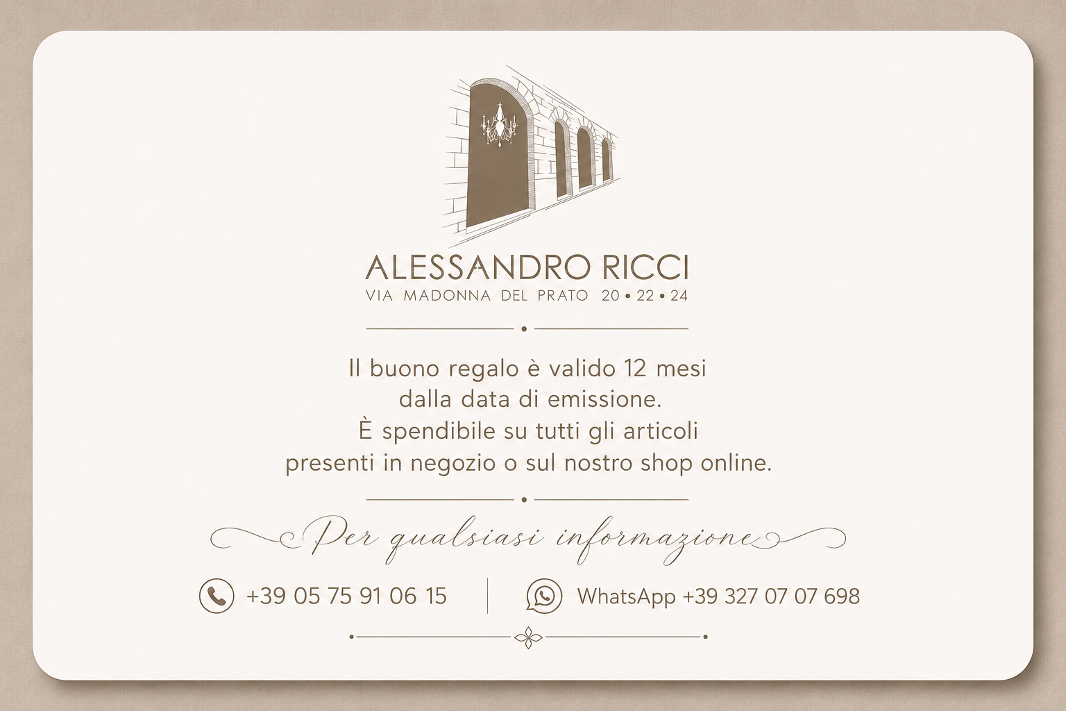 Gift Card | Buoni Regalo