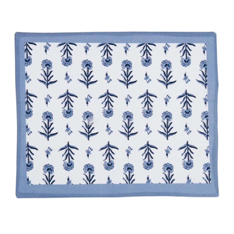 Blanc MariClò Tovaglietta Costa Smeralda Collection in Cotone Blu 45x35 cm.