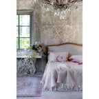 Blanc MariClò Boutis Matrimoniale con Due Copriguanciali Diamante Collection in Microfibra Grigio 260x260 cm.