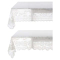 Blanc MariClò Tovaglia Fantasia Assortita in Poliestere Pizzo Bianco 160x220 cm.