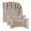 Blanc MariClò Set Copriletto Matrimoniale con Gale e 2 Copriguanciali Tintoretto Collection Beige 240x260 cm.