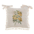 Blanc MariClò Cuscino Sedia Le Botanique Collection in Cotone 40x40 cm.