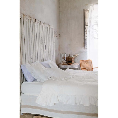 Blanc MariClò Copripiumino Dentelle Collection in Cotone Bianco 200x250 cm.