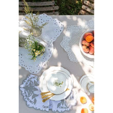Blanc MariClò Tovaglietta Ricamata Collezione Dentelle Lino e Cotone 38x50 cm.