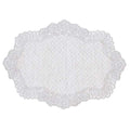 Blanc MariClò Tovaglietta Ricamata Collezione Dentelle Lino e Cotone 38x50 cm.