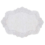Blanc MariClò Tovaglietta Ricamata Collezione Dentelle Lino e Cotone 38x50 cm.