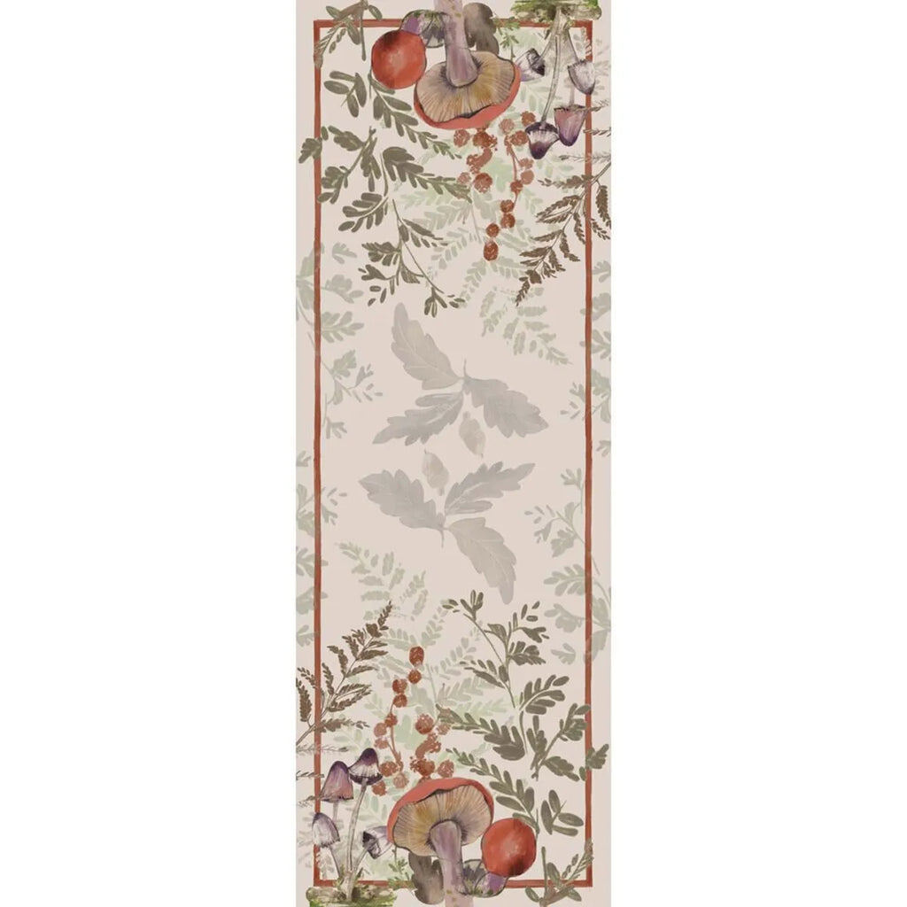 Blanc MariClò Runner Forêt Enchantée 60 x 180 cm.