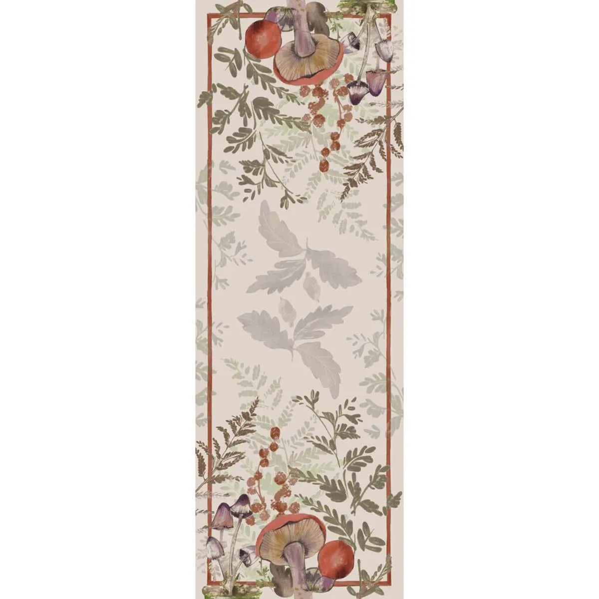 Blanc MariClò Runner Forêt Enchantée 60 x 180 cm.