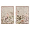 Blanc MariClò Set 2 Canovacci Assortiti Forêt Enchantée 50 x 70 cm.