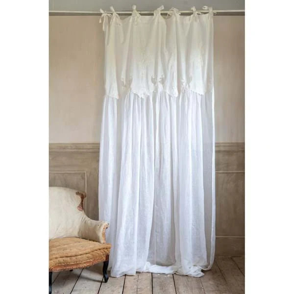 Tenda Dentelle Collection Blanc Mariclò 150x290 cm. Crema