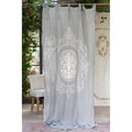 Tenda Dentelle Collection Blanc Mariclò 140x290 cm. Celeste Polvere
