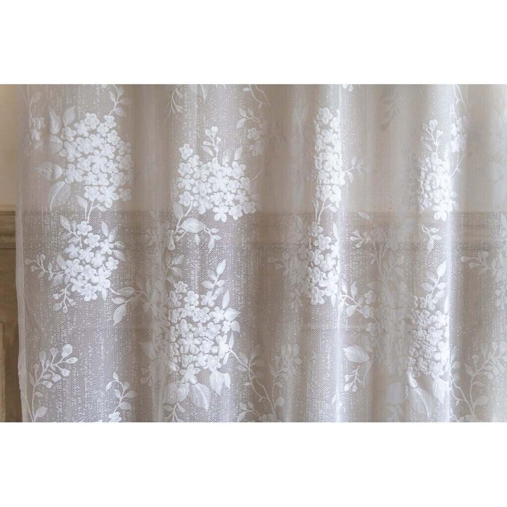 Tenda Pizzo Floreale Blanc Mariclò 150x290 cm.