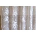 Tenda Pizzo Floreale Blanc Mariclò 150x290 cm.