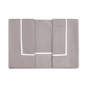 Blanc MariClò Completo Letto 2 Piazze 43 Argento Collection in 100% Puro Cotone Americano Argento 260x300 cm.