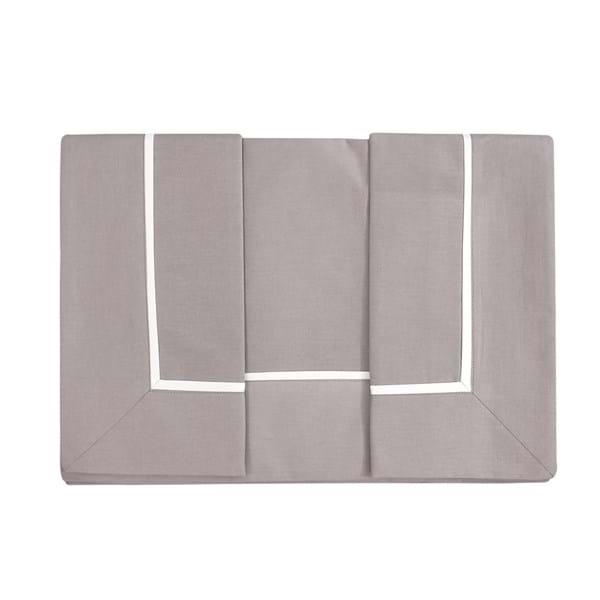 Blanc MariClò Completo Letto 2 Piazze 43 Argento Collection in 100% Puro Cotone Americano Argento 260x300 cm.