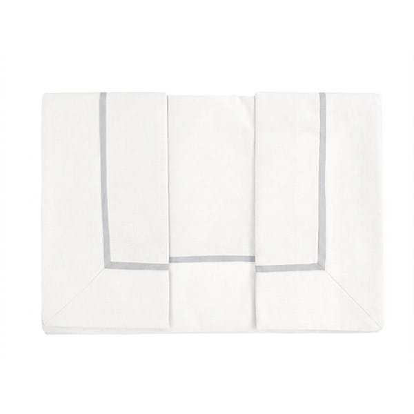 Blanc MariClò Completo Letto 2 Piazze 43 Argento Collection in 100% Puro Cotone Americano Bianco 260x300 cm.