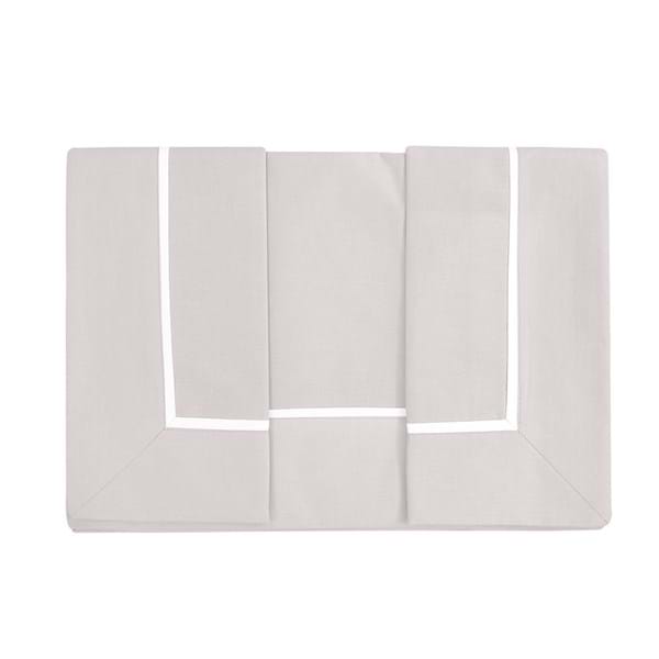 Blanc MariClò Completo Letto 2 Piazze 43 Argento Collection in 100% Puro Cotone Americano Grigio 260x300 cm.