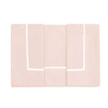 Blanc MariClò Completo Letto 2 Piazze 43 Argento Collection in 100% Puro Cotone Americano Rosa 260x300 cm.
