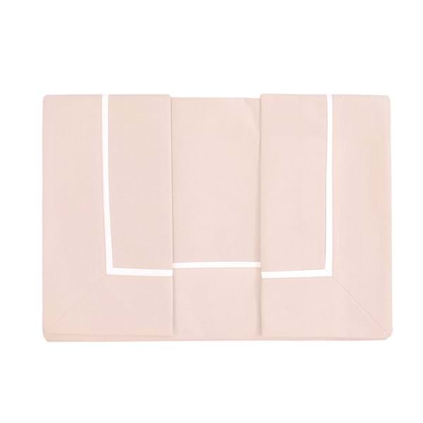 Blanc MariClò Completo Letto 2 Piazze 43 Argento Collection in 100% Puro Cotone Americano Rosa 260x300 cm.
