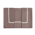 Blanc MariClò Completo Letto 2 Piazze 43 Argento Collection in 100% Puro Cotone Americano Tortora 260x300 cm.