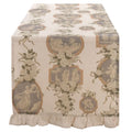 Blanc MariClò Runner con Gala Blooming Poetry Collection in Cotone 50x160 cm.