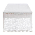 Blanc MariClò Runner Dentelle Collection Ricamato in Cotone Bianco 45x140 cm.