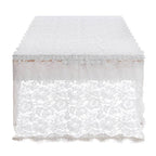 Blanc MariClò Runner Dentelle Collection Ricamato in Cotone Bianco 45x140 cm.