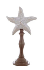 Blanc MariClò Decoro Stella Marina Anemone Collection in Resina 19x11x36 cm.