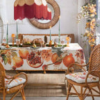 Blanc MariClò Tovaglia Rettangolare in Cotone Persimmon Collection 150x220 cm.
