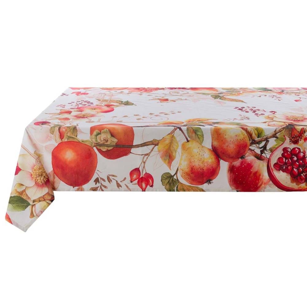 Blanc MariClò Tovaglia Rettangolare in Cotone Persimmon Collection 150x220 cm.