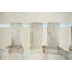 Blanc MariClò Tenda con Passanti in Poliestere Beige Naturale 145x290 cm.