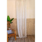 Blanc MariClò Tenda con Passanti in Poliestere Beige Naturale 145x290 cm.