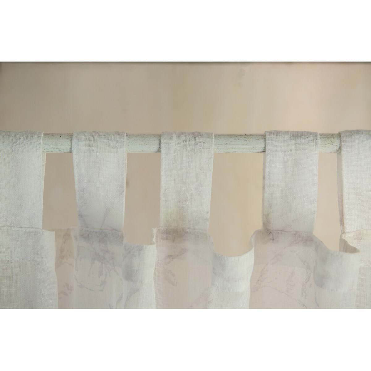 Tenda con Passanti Blanc Mariclò 145x290 cm. Bianco