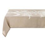 Blanc MariClò Tovaglia Dentelle Collection in Lino e Cotone Beige 160x280 cm.