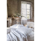 Blanc MariClò Parure Ricamata Dentelle Collection in Cotone Matrimoniale 240x260 cm. + 2 Federe 50x80 cm.