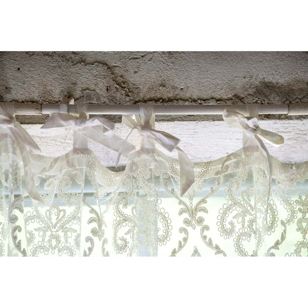 Tenda Dentelle Collection Blanc Mariclò 140x290 cm. Bianco