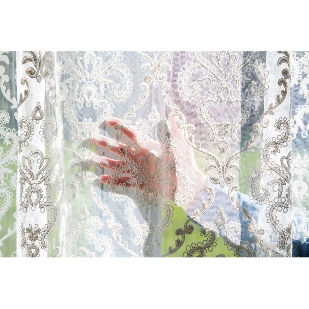 Tenda Dentelle Collection Blanc Mariclò 140x290 cm. Bianco