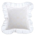 Blanc MariClò Cuscino Arredo con Ricamo Dentelle Collection in Poliestere Bianco 45x45 cm.