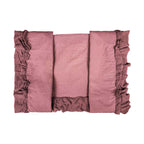Blanc MariClò Parure Copripiumino Matrimoniale Voile Collection in 100% Cotone Rosa Antico 250x200 cm.
