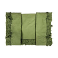 Blanc MariClò Parure Copripiumino Matrimoniale Voile Collection in 100% Cotone Verde 250x200 cm.