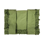 Blanc MariClò Parure Copripiumino Matrimoniale Voile Collection in 100% Cotone Verde 250x200 cm.