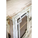 Blanc MariClò Mobile Buffet Corte Collection in Legno di Cedro 200x52x80 cm.