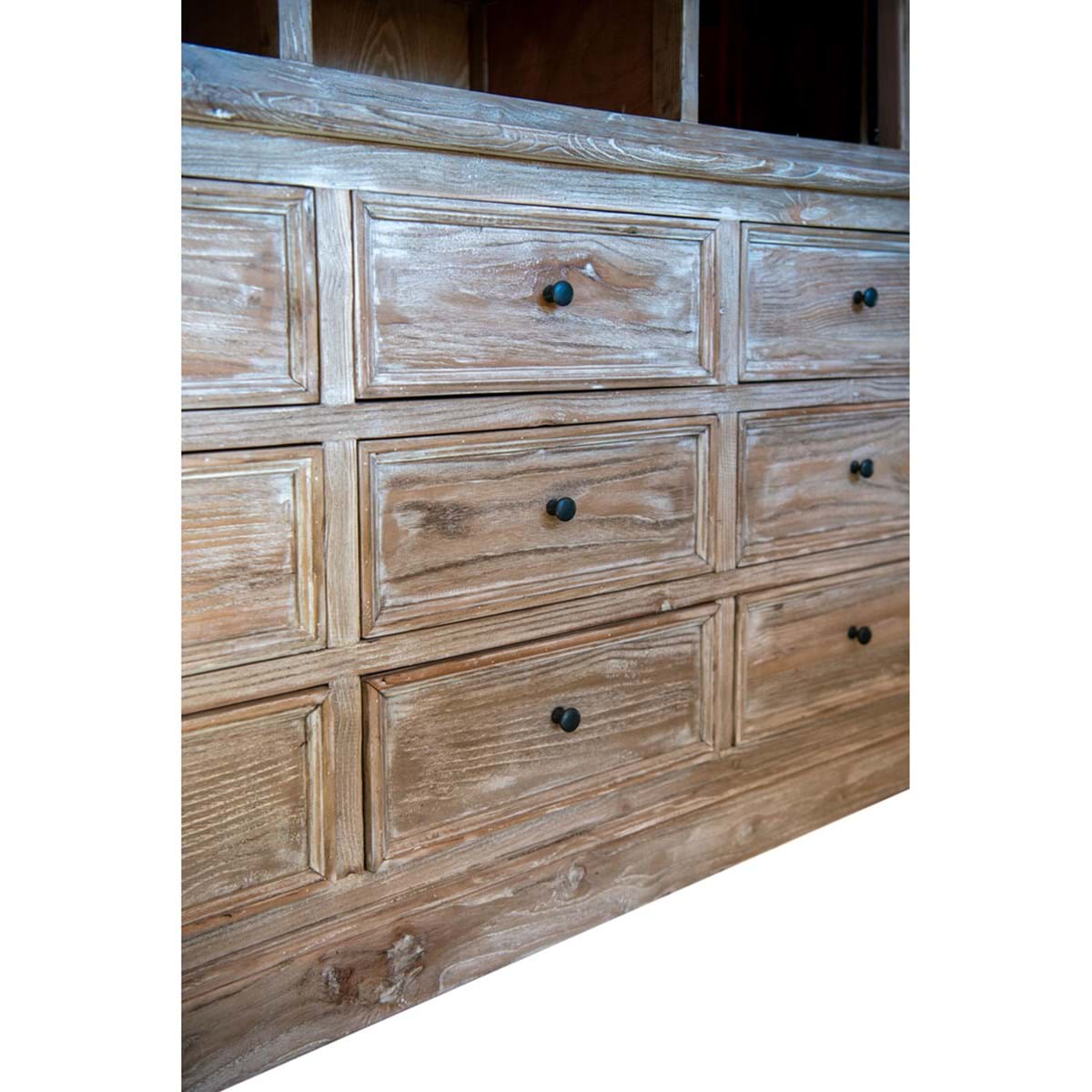 Mobile Vetrina con Base a Cassetti Vestigia Collection 200x50x220 cm.
