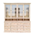 Mobile Vetrina con Base a Cassetti Vestigia Collection 200x50x220 cm.