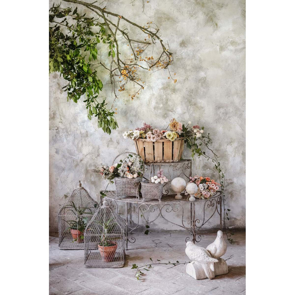 Casetta Portapiante a Gabbia in Metallo Memoriae Collection 51x51x86 cm.