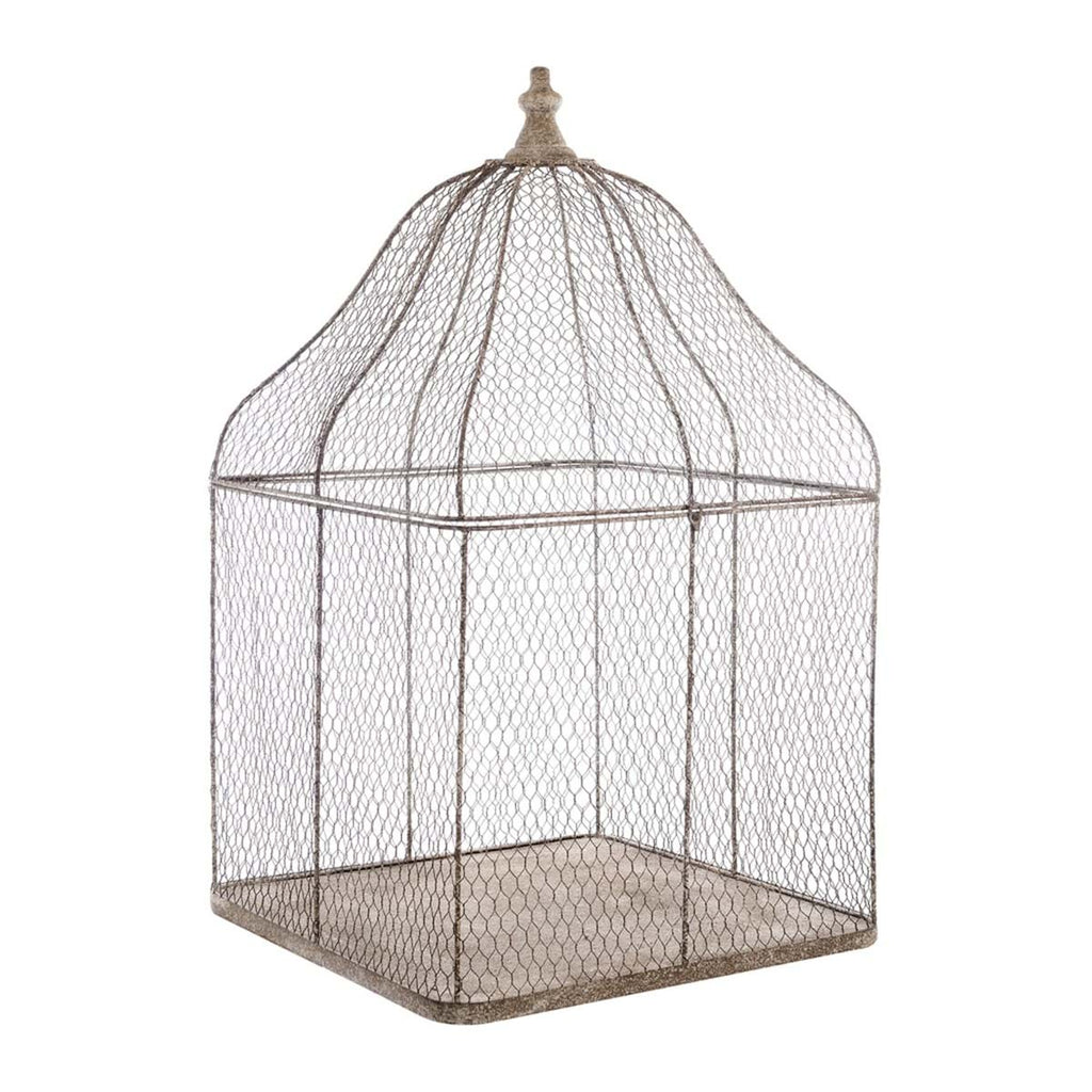 Casetta Portapiante a Gabbia in Metallo Memoriae Collection 51x51x86 cm.