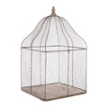 Casetta Portapiante a Gabbia in Metallo Memoriae Collection 51x51x86 cm.