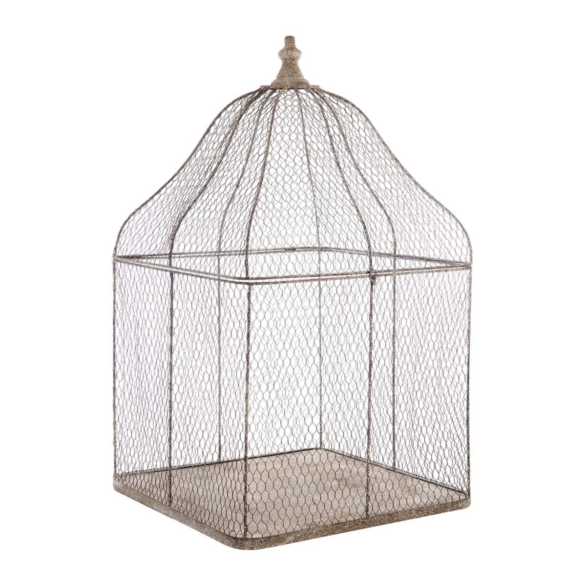 Casetta Portapiante a Gabbia in Metallo Memoriae Collection 51x51x86 cm.